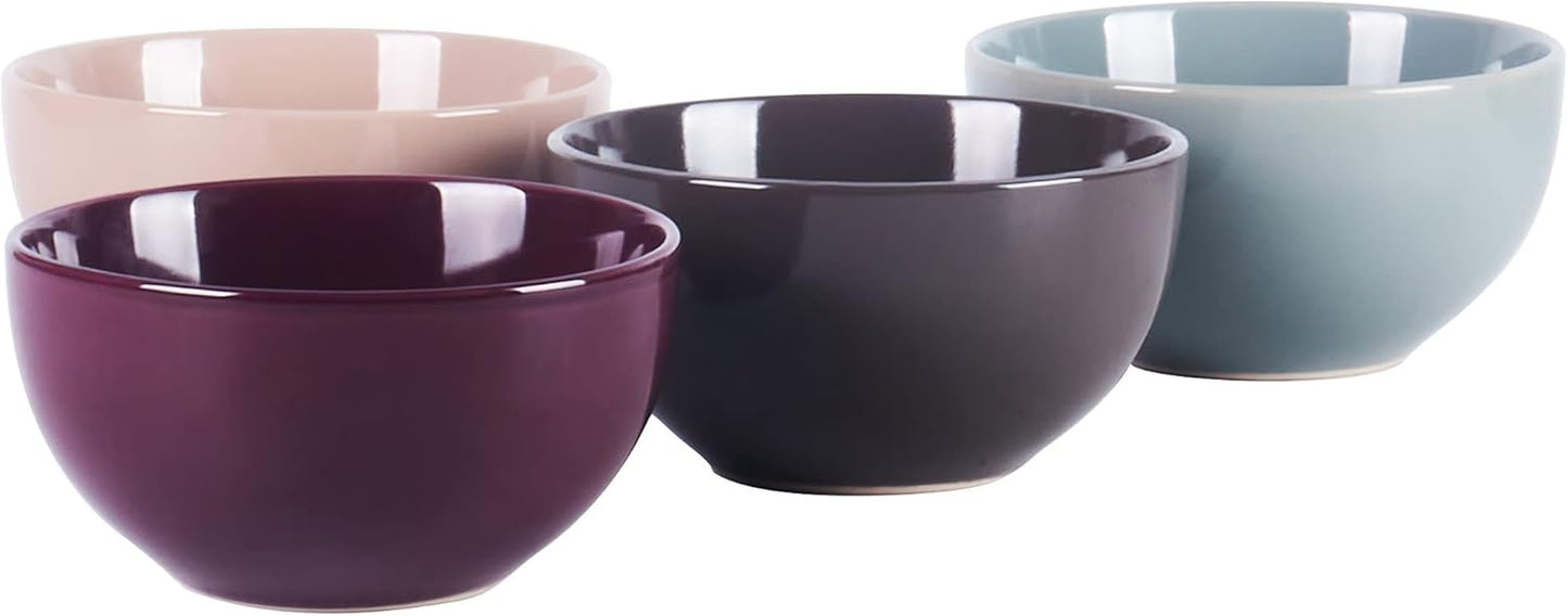 Elevate Your Dining Experience with the Autumn Foliage Color Wave 16-Piece Stoneware Dinnerware Set